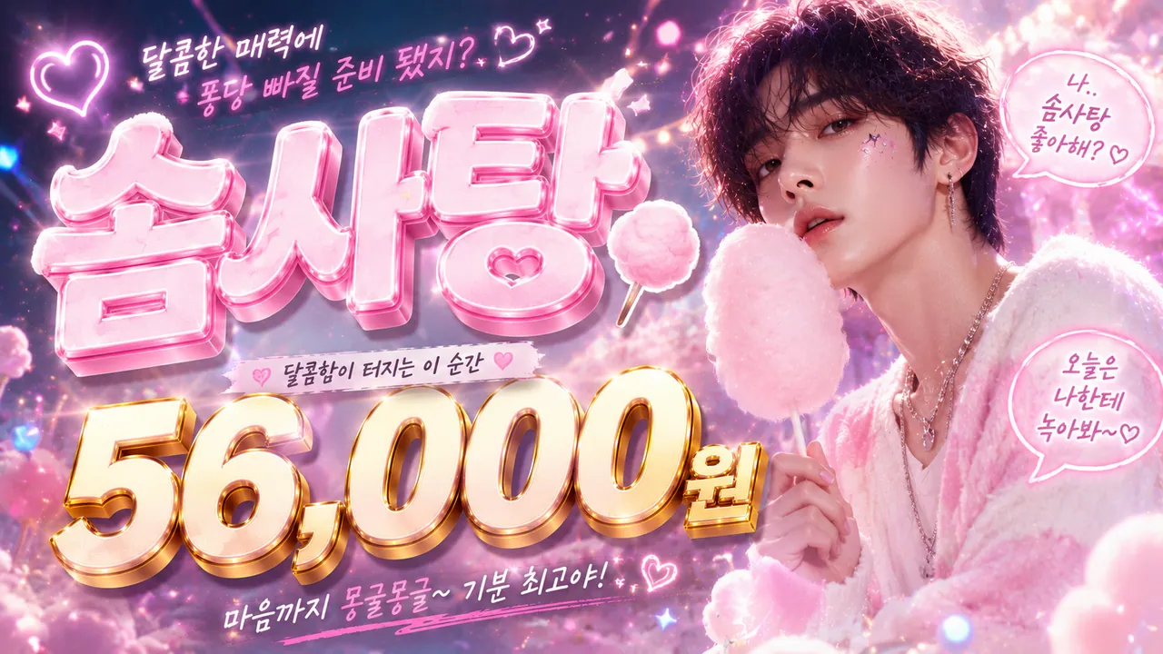 솜사탕 시그니처 이미지